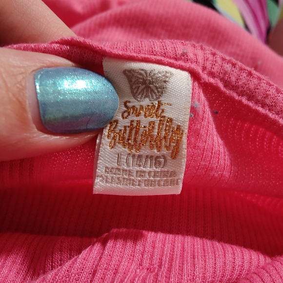 Pink ribbed comfy dress - Picture 3 of 4